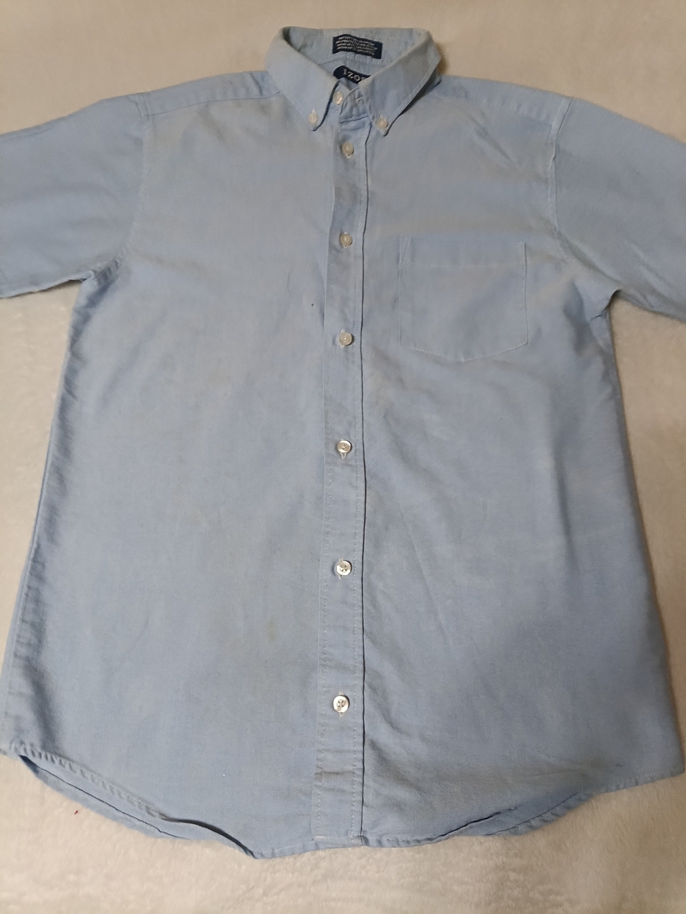 Izod Light Blue Button-Down Kids Shirt